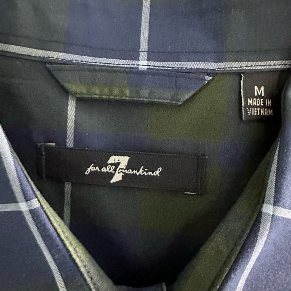 7 for All Mankind Cotton fitted Shirt-M - Picture 2 of 8